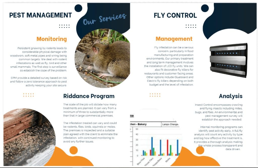 elite pest management brochure