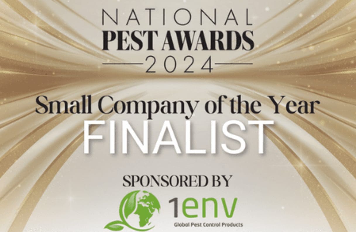 small company of the year finalist in national pest awards 2024